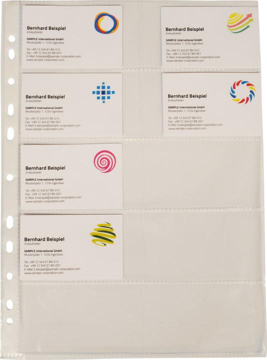 Actual product image Q-Connect Showing pockets for business cards (86 x 56 mm, 1 x)