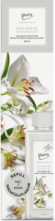 Immagine prodotto Ipuro Ricarica di bastoncini di profumo Giglio bianco con bastoncini 200 ml (200 ml)