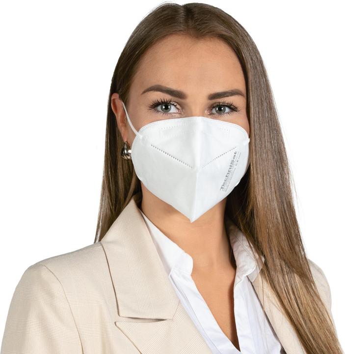 Produktbild TechniSat TECHNIMASK FFP2 Maske (Mund- und Nasen-Bedeckung, 5-lagige Einweg-Maske aus hochwertigem (20 x)