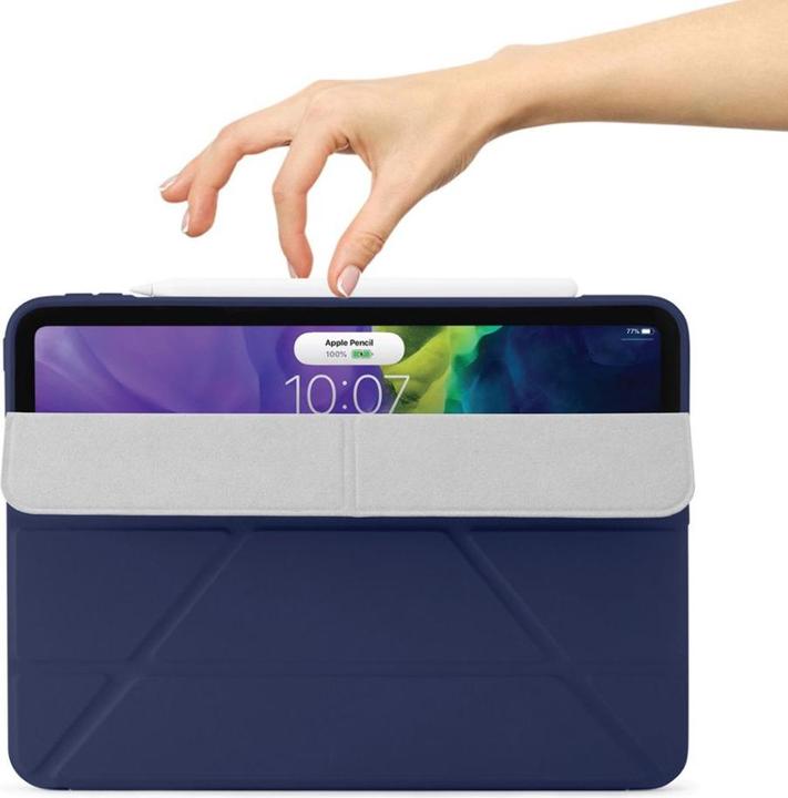 Productafbeelding Pipetto iPad Air 10.9 Origami hoesje (Kleur: Donkerblauw) (A2316, A2325, A2072)