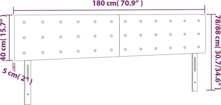 Produktbild VidaXL Kendrick (180 x 5 x 88 cm)