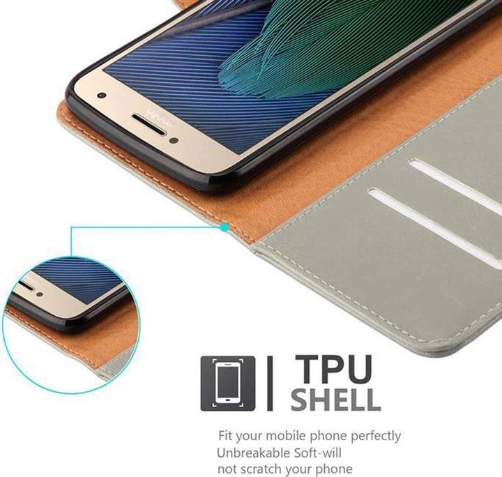 Image du produit Cadorabo Book Couverture de luxe (Motorola Moto G5 Plus)