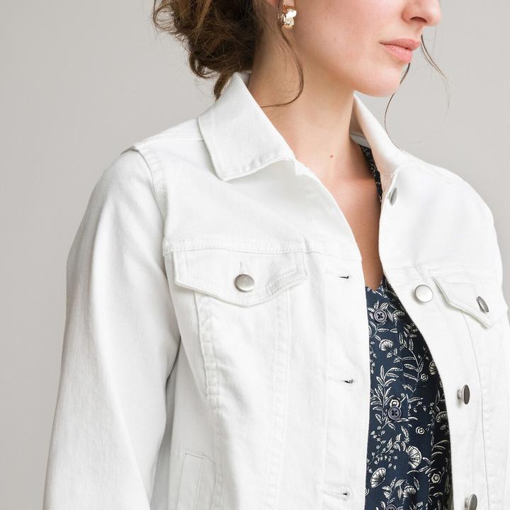 Actual product image Anne Weyburn Waisted denim jacket (42)