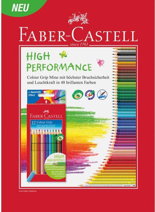 Produktbild Faber-Castell Colour Grip (Multicolor, 36 x)