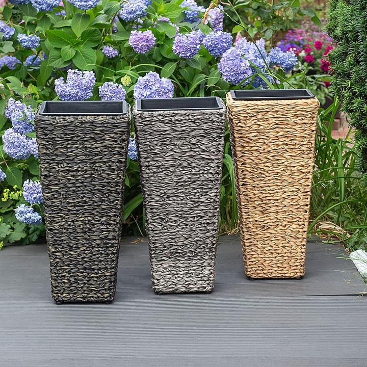 Actual product image Park Alley Flowerpot, Planter in black (18 cm)