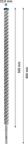 Immagine prodotto Bosch Professional Zubehör Trapano a percussione EXPERT SDS plus-7X, 22 x 950 x 1000 mm (22 mm)