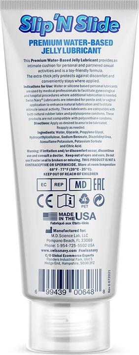 Produktbild Swiss Navy Slip'N Slide Premium Jelly Lubricant - 59ml/2oz (59 ml)