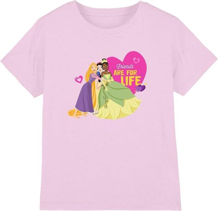 Disney Princess Friends Are For Life TShirt Valentinstag