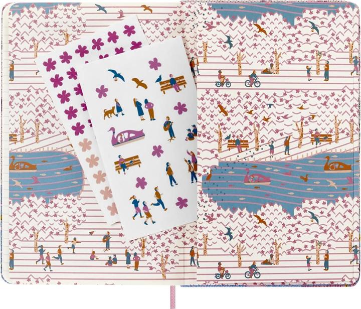 Image du produit Moleskine Sakura (A5, À rayures, Couverture rigide)