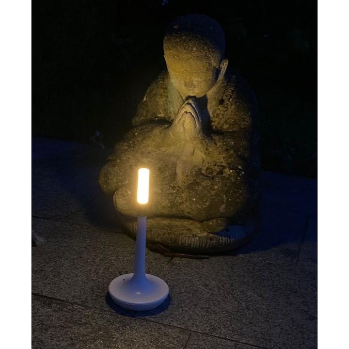 Immagine prodotto Lichtix Lampada da tavolo a batteria con sensore, candela HF LED bianca (140 lm)