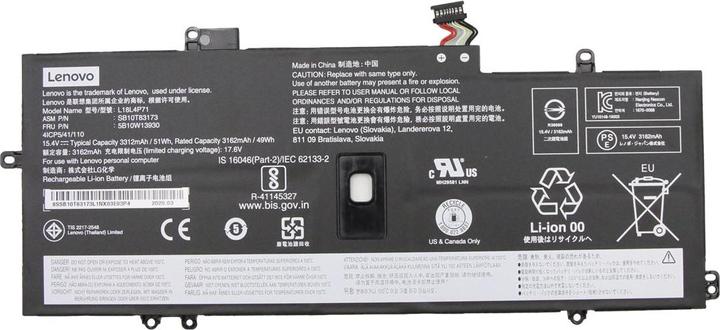 Actual product image Lenovo Battery Internal 4c 51Wh LiIon LGC (4 Cells, 3312 mAh)