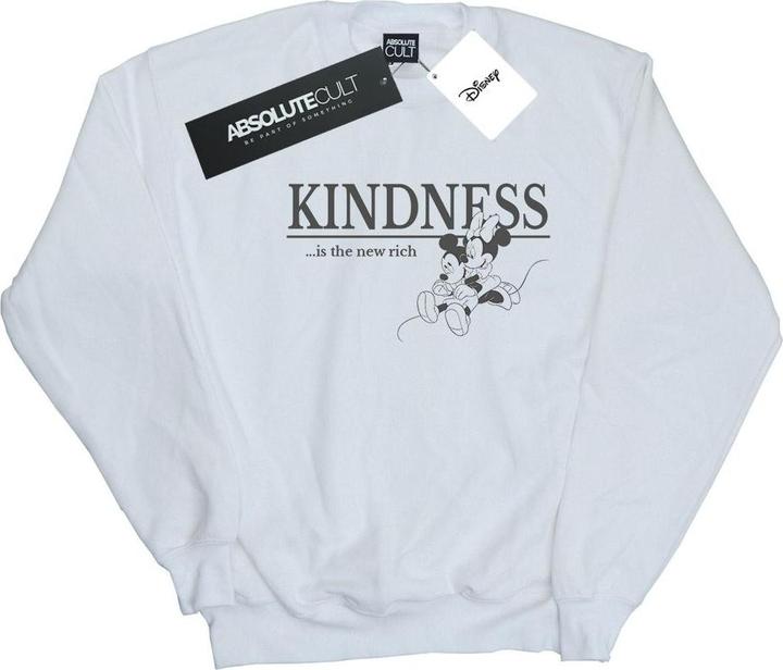 Disney Minnie Mouse Kindness Is Rich Sweatshirt (L)