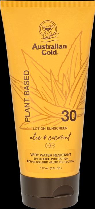 Image du produit Australian Gold Lotion pour le corps à base de plantes SPF30 177ml (Lotion solaire, SPF 30, 177 ml)