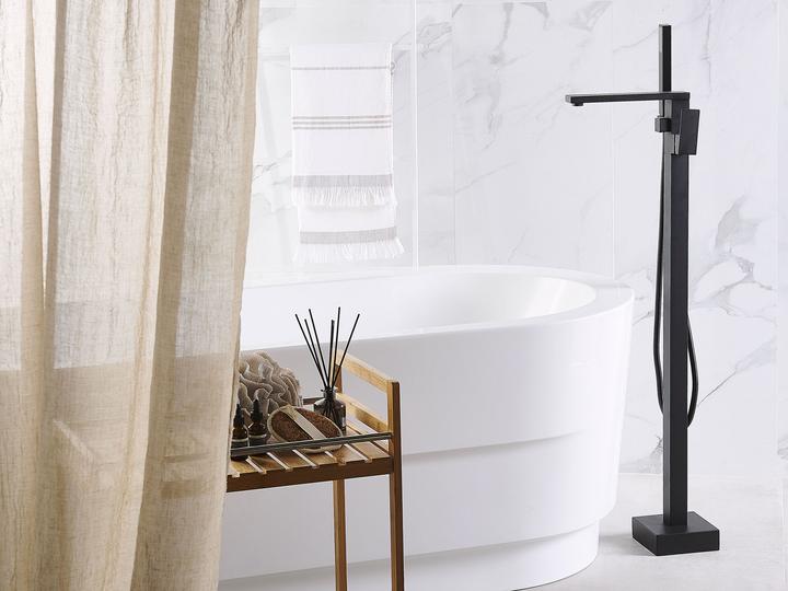 Actual product image Beliani Bath mixer free-standing matt black DELLA