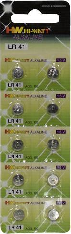 Image du produit HW Piles bouton LR41 (10 pcs, LR41)