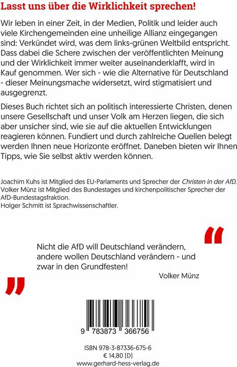 Produktbild Mut zur Wahrheit (Deutsch, Joachim Kuhs, Holger Schmitt, Volker Münz, 2020)