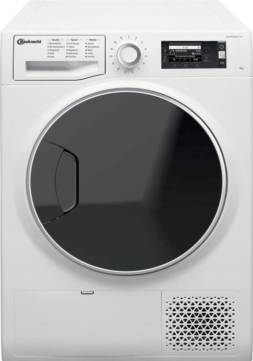 Bauknecht Bauk Tro T Sense D 8X3E EN A+++ wh (8 kg, Right)