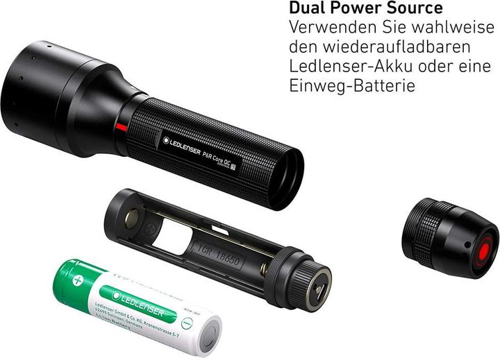 Actual product image Ledlenser P6R Core QC (15.70 cm, 270 lm)