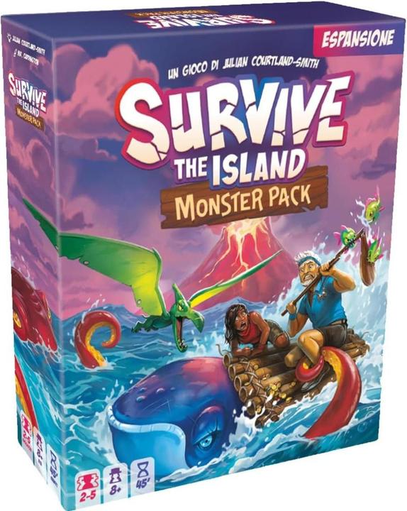 Actual product image Asmodée Survive The Island - Monster Pack Expansion: Ed. Italiana