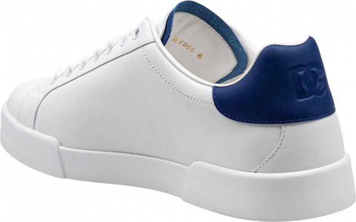 Produktbild Dolce & Gabbana portofino light sneakers in white and blue leather (43)