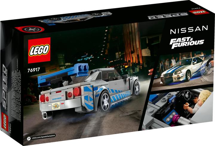 Immagine prodotto LEGO 2 Fast 2 Furious - Nissan Skyline GT-R (R34) (76917, LEGO Speed Champions)