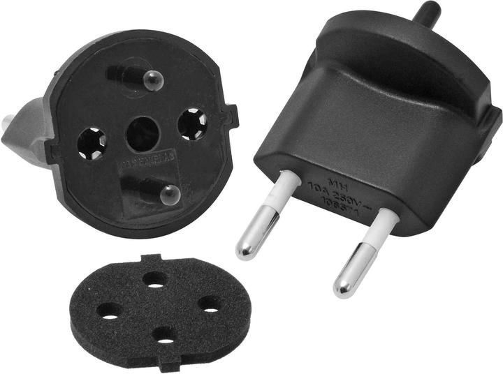 Max Hauri Fix adapter contour plug 2-pole (Type 11, CEE 7/17)