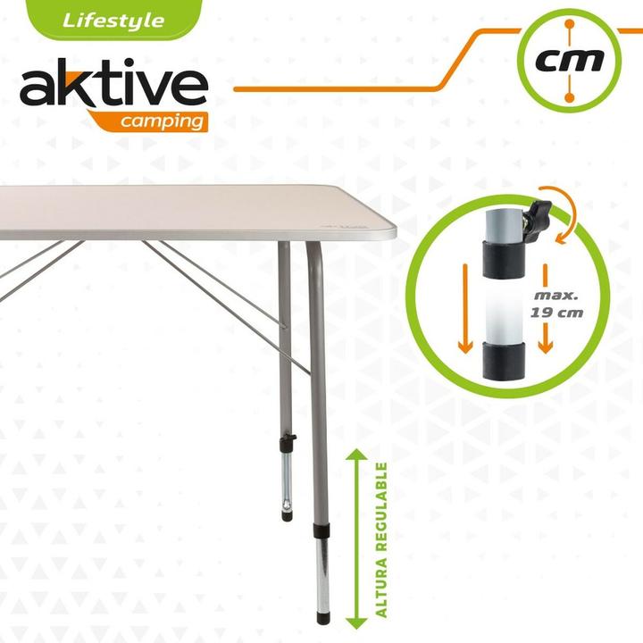 Produktbild Aktive Tisch Biegsam Camping 80 x 69 x 60 cm