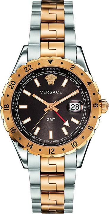 Produktbild Versace V11040015 Hellenyium GMT heren horloge (Swiss Made, 42 mm)