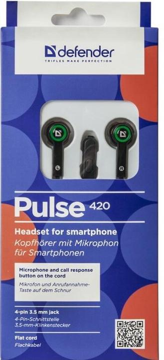 Actual product image Defender Pulse 420 - øreproptelefoner