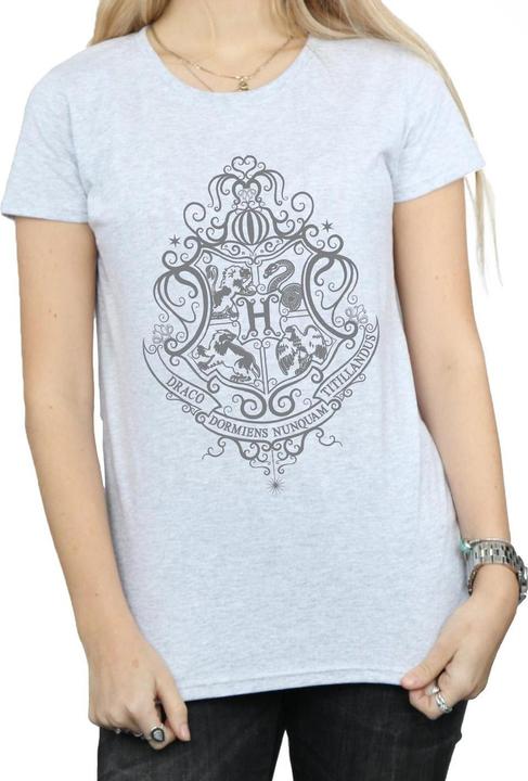 Immagine prodotto Hogwarts Draco Dormiens Crest Maglietta Donna (L)