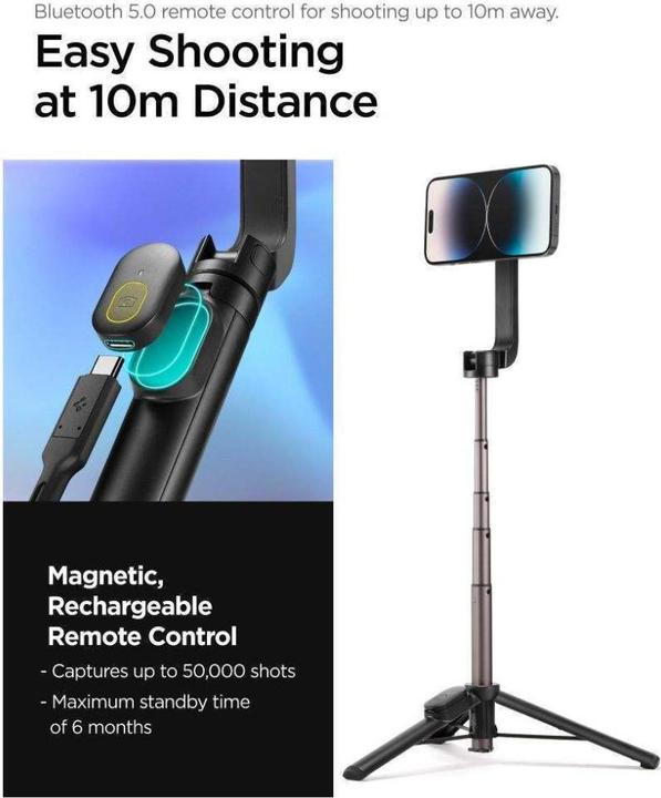 Produktbild Spigen Selfie Stick Wondersnap MagFit S570W Kompatibel