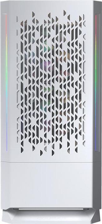 Actual product image Cougar Case MX430 Air RGB White, Midi Tower, PC, White, ATX, micro ATX, Mini-ITX, Gaming, HDD, Performance (ATX)