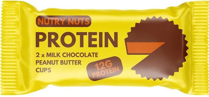 Produktbild Nutry Nuts NUTRYNUTS Peanut Butter Cups Milk Chocolate 12 x 42 g (Schokolade, 12 Stk., 598 g)