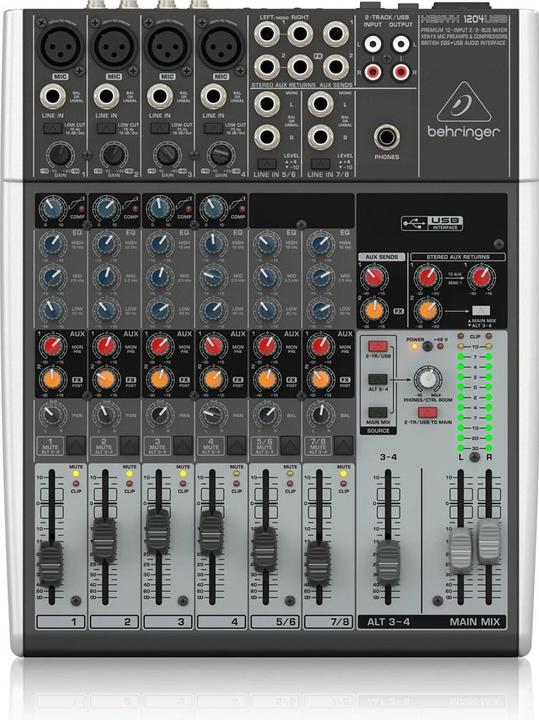 Actual product image Behringer Xenyx 1204USB (Studio- and Livemixer)