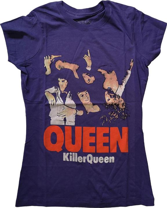 Image du produit Queen Womens/Ladies Killer Cotton T-shirt (L)