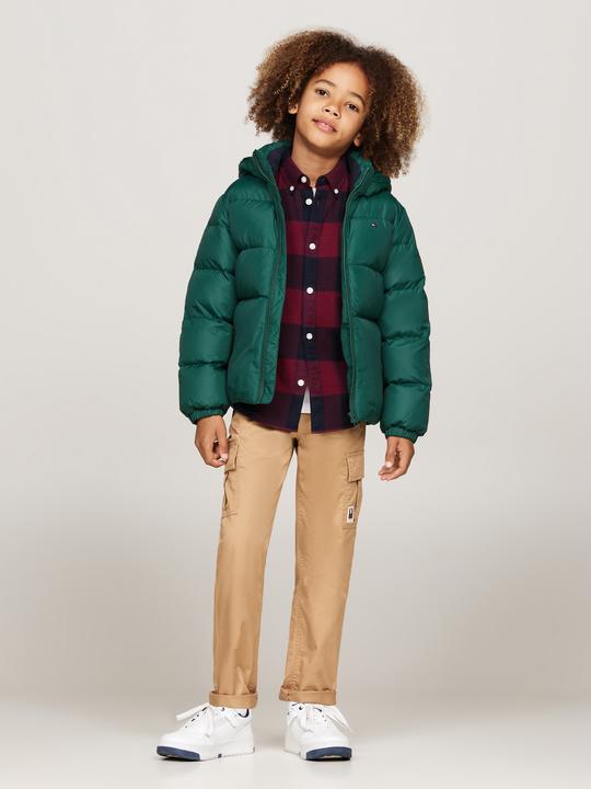 Produktbild Tommy Hilfiger Kids Essential Dons Jas - Groen - Boys - 16 jaar (16)