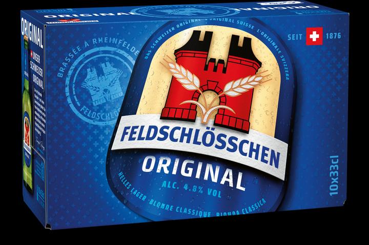 Feldschlösschen Original Lager Beer (10 x 33 cl)