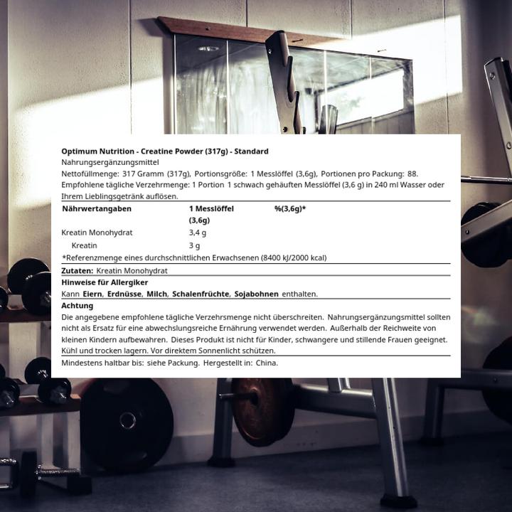 Produktbild Optimum Nutrition Creatine Powder (1 Stück, Pulver, 317 g)