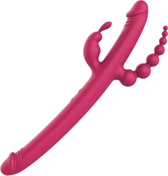 Dream Toys Essentials Anywhere Pleasure Vibe Pink Vibrator 40 cm