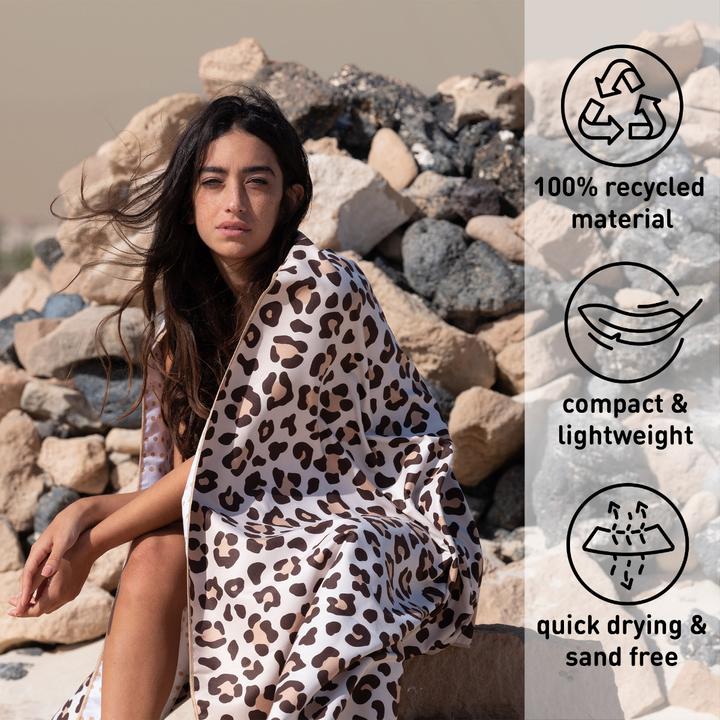 Produktbild Fit-Flip Strandtuch XXL Mikrofaser schnelltrocknendes Badetuch 200x90cm (200 x 90 cm)