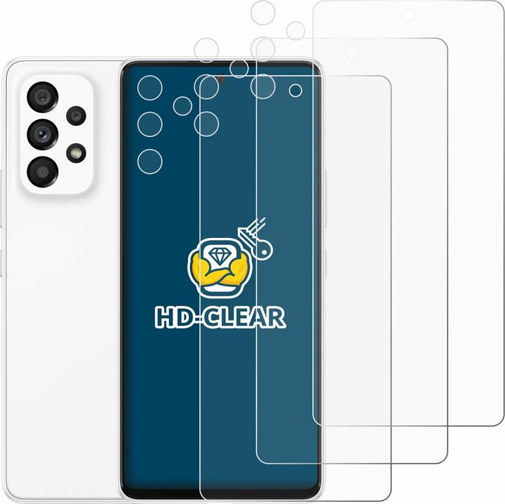 Actual product image BROTECT Screen Protector Clear (6 Piece, Samsung Galaxy A53 5G)