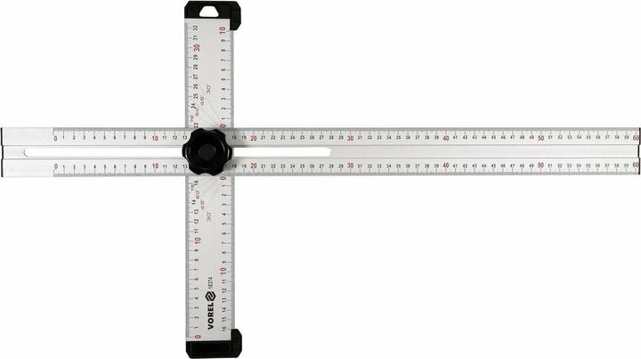 Toya VOREL KĄTOWNIK ALUMINIOWY NASTAWNY L 600 M 18374 (1837400 cm)