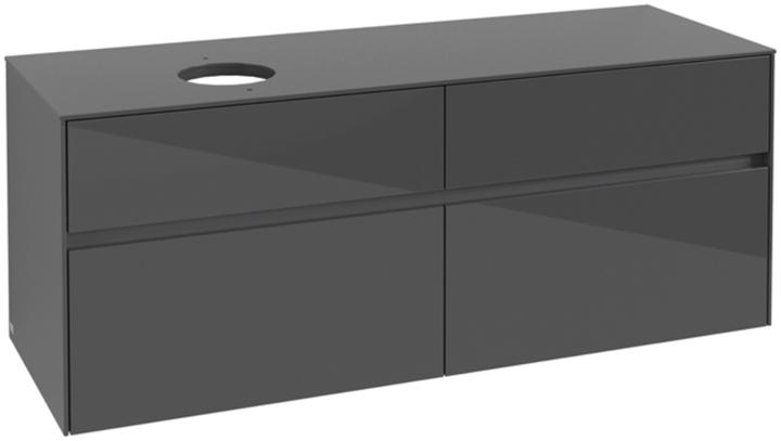 Anthracite Matt, glossy grey
