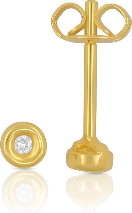 Muau Ohrstecker (Gelbgold)