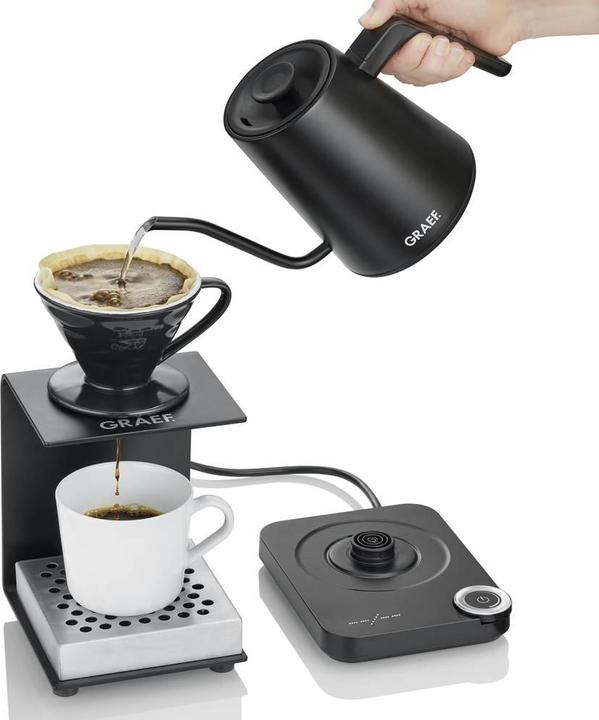 Image du produit Graef GK502EU Bouilloire électrique Protection contre la surchauffe Noir (mat) (0.90 l, Prise UE)