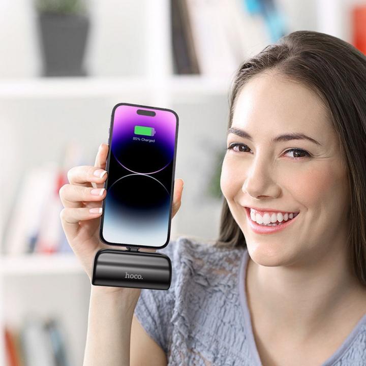 Actual product image Hoco External battery Power Bank J106 Lightning 5000mAh black