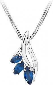 Immagine prodotto Silver Cat Collana fashion con zirconi e vetro zaffiro SC385