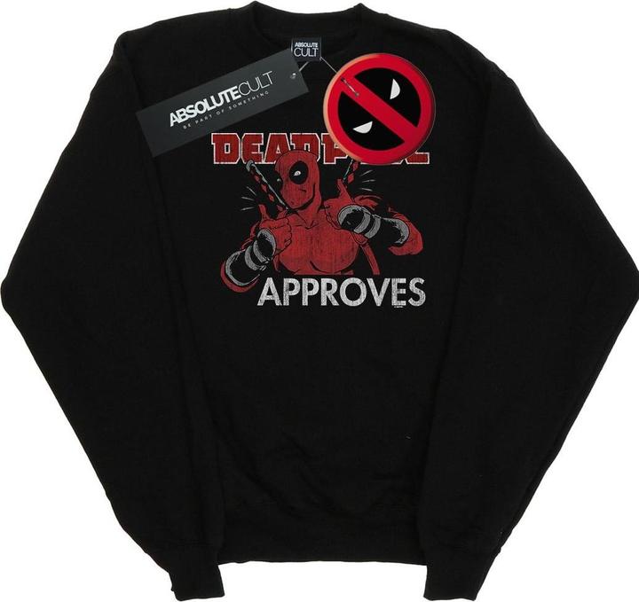 Immagine prodotto Deadpool Approves Felpa Uomo (XXL)