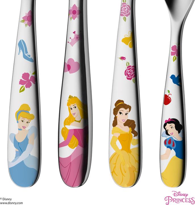 Produktbild WMF Kindergeschirr Kinderbesteck 6tlg Disney Princess Edelstahl poliert spülmaschinengeeignet