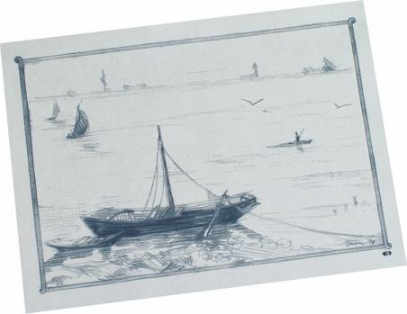 Immagine prodotto Papstar Tovagliette Barca a remi (100 pz., 30 x 40 cm)
